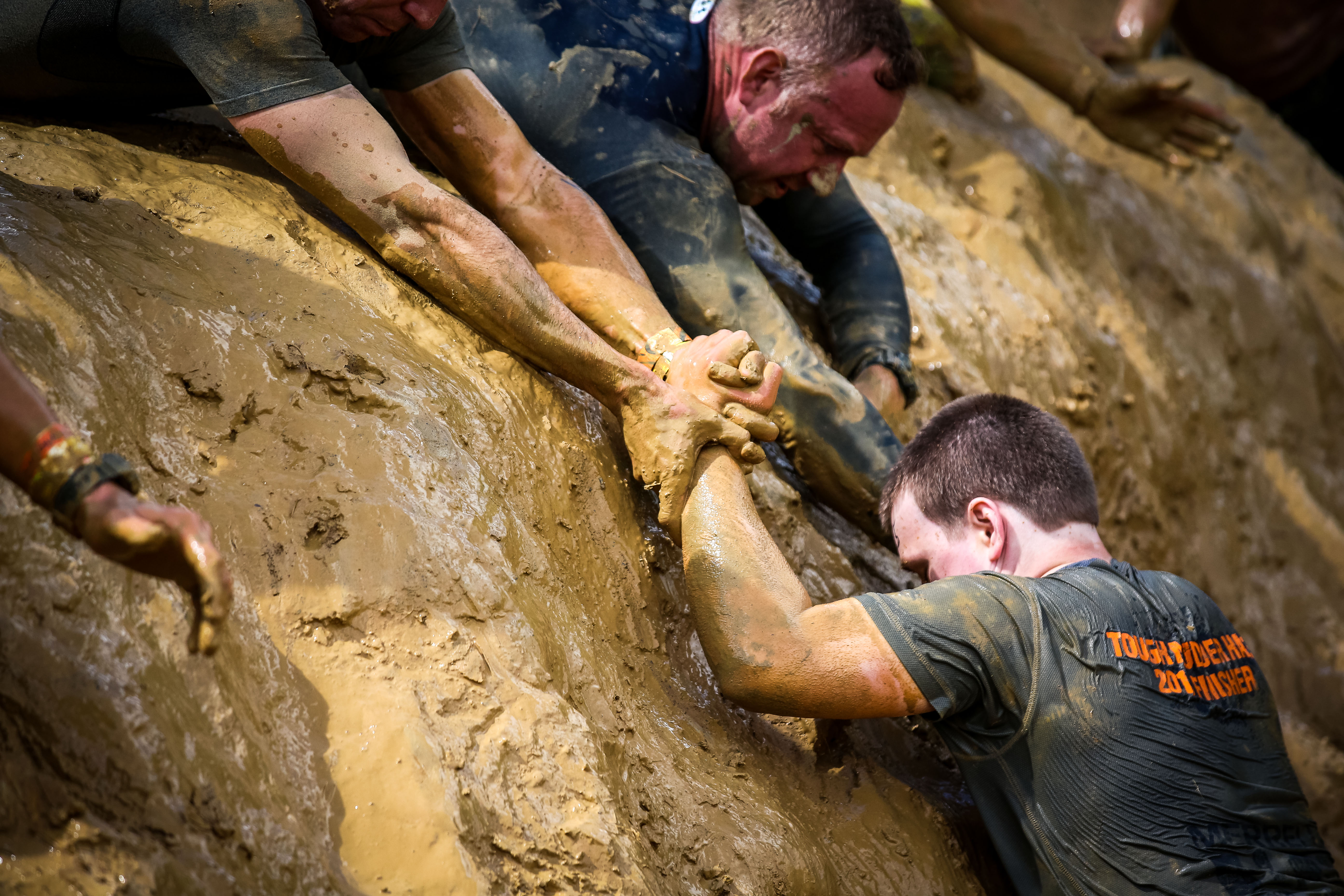 muddy runners